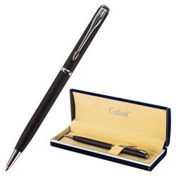 Ручка подарочная шариковая GALANT "Arrow Chrome Grey", корпус серый, хромированные детали, пишущий узел 0,7 мм, синяя, 140652 - фото 11018963