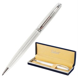 Ручка подарочная шариковая GALANT "Royal Platinum", корпус серебристый, хромированные детали, пишущий узел 0,7 мм, синяя, 140962 - фото 11019117