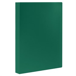 Папка 100 вкладышей STAFF, зеленая, 0,7 мм, 225715 - фото 11055912