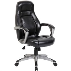 Кресло офисное BRABIX PREMIUM "Turbo EX-569", экокожа, спортивный дизайн, черное, 531014 - фото 11111338