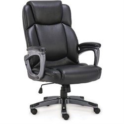 Кресло офисное BRABIX PREMIUM "Favorite EX-577", пружинный блок, рециклированная кожа, черное, 531934 - фото 11114371