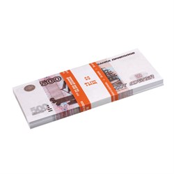 Деньги шуточные "500 рублей", упаковка с европодвесом, AD0000104 - фото 11117664