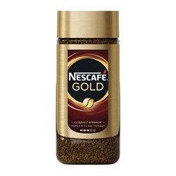 Кофе молотый в растворимом NESCAFE "Gold" 95 г, стеклянная банка, сублимированный, 12326188 - фото 11133643