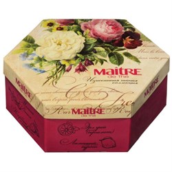 Чай MAITRE "Цветы" ассорти 12 вкусов, НАБОР 60 пакетиков, баж 082 - фото 11134087