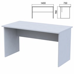 Стол письменный "Арго", 1400х730х760 мм, серый - фото 11137777