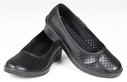 Туфли женские нат. кожа Эмануэла ПВХ ALMI (арт. 6813-00101), черный - фото 11294364