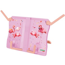 Подставка для книг и учебников BRAUBERG KIDS "Flamingo", регулируемый наклон, ABS-пластик, 238061 - фото 11364114