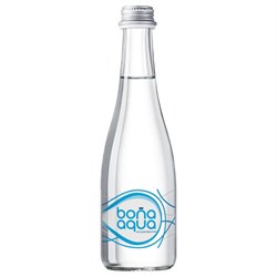 Вода негазированная питьевая BONA AQUA 0,33 л, стеклянная бутылка, 2418801 - фото 11372212