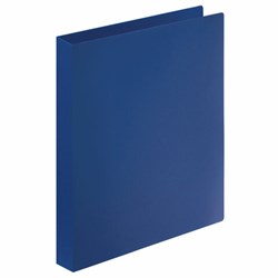 Папка на 4 кольцах STAFF, 30 мм, синяя, до 250 листов, 0,5 мм, 229218 - фото 11384622