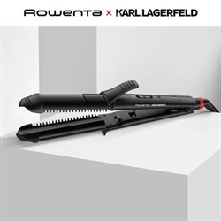 Мультистайлер для волос 3 в 1 ROWENTA Karl Lagerfeld CF451LF0, выпрямление/завивка, 170-200 °C, черный, 1830008551 - фото 13122905