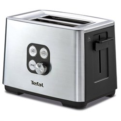 Тостер TEFAL TT420D30, 900 Вт, 2 тоста, 7 режимов, сталь, серебристый, 8000035884 - фото 13123045