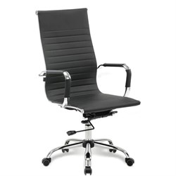 Кресло офисное BRABIX "Energy EX-509", экокожа, хром, черное, 530862 - фото 13125184