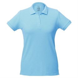 Рубашка поло женская Virma Lady, голубой - фото 13137522