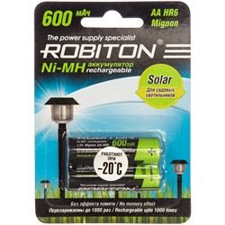 Аккумулятор Robiton 600MHAA-2 SOLAR - фото 13200803