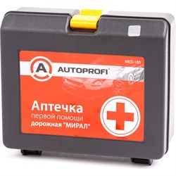 Дорожная аптечка первой помощи AUTOPROFI MED-100 - фото 13237077