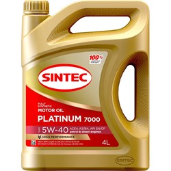 Синтетическое масло SINTEC Sintec Platinum 5W-40; SN/CF - фото 13238008