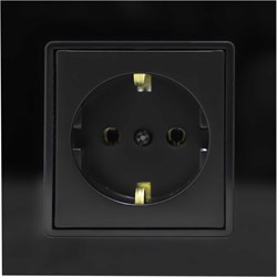 Розетка Vesta Electric Exclusive Black - фото 13279279