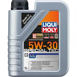 НС-синтетическое моторное масло LIQUI MOLY Special Tec LL НС-5W-30 SL A3/B4 - фото 13300108