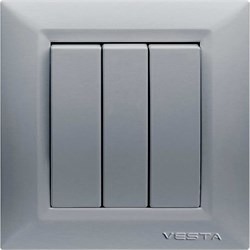 Выключатель Vesta Electric Roma Silver - фото 13360908