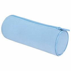 Пенал-тубус BRAUBERG, с эффектом Soft Touch, мягкий, пастельно-голубой, 22х8 см, 272300 - фото 13498285