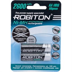Аккумулятор Robiton RTU2600MH-2 - фото 13514630