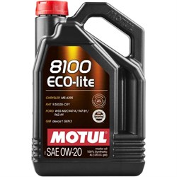 Синтетическое масло MOTUL 8100 ECO-lite 0W20 - фото 13516112