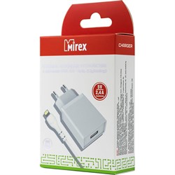 Сетевое зарядное устройство Mirex 13701-U16iWH - фото 13547349