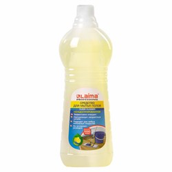 Средство для мытья пола 1 кг, LAIMA PROFESSIONAL концентрат, "Лимон", 601607 - фото 13552514