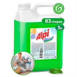 Средство для стирки жидкое 5 кг GRASS ALPI, для цветных тканей, нейтральное, концентрат, гель, 125186 - фото 13555337