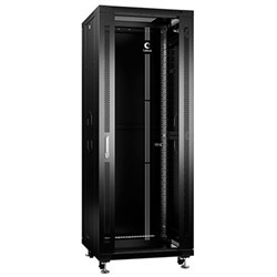 Напольный монтажный телекоммуникационный шкаф для оборудования Cabeus SH-05C-37U60/80-BK - фото 13562082