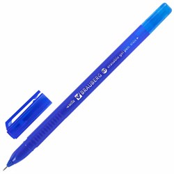 Ручка стираемая гелевая BRAUBERG DELTA, СИНЯЯ, трехгранная, узел 0,7 мм, линия 0,35 мм, 143952 - фото 13570984