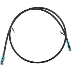 Патч-корд Hyperline PC-LPM-UTP-RJ45-RJ45-C6-1M-LSZH-BK - фото 13595849