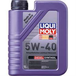 Синтетическое моторное масло LIQUI MOLY Diesel Synthoil 5W-40 CF;B4 - фото 13610893