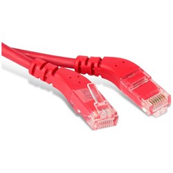 Угловой левый патч-корд Hyperline PC-APM-UTP-RJ45/L45-RJ45/L45-C6-5M-LSZH-RD - фото 13633216