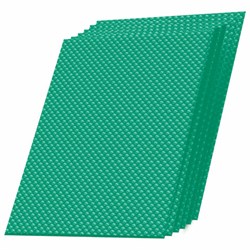 Коврики универсальные 6 шт., 30х45 см, для холодильника, полок, сервировки, бирюзовый, DASWERK (ДАСВЕРК), 609606 - фото 13687085