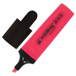 Текстовыделитель EDDING "345", КРАСНЫЙ, линия 2-5 мм, E-345/2 - фото 13743484