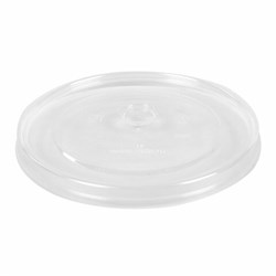 Крышка плоская для стакана d 90 мм, прозрачная, полипропилен, ВЗЛП, 3007П - фото 15059682
