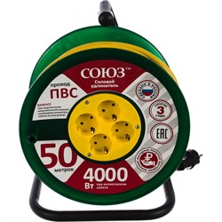 Силовой удлинитель на катушке СОЮЗ 481S-3705 - фото 15519509