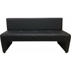 Трехместный диван Мягкий Офис черный - фото 15571784