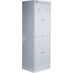Металлический шкаф для раздевалок Gigant G-ШРК-24-600 - фото 15718552