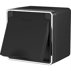 Влагозащищенная розетка WERKEL WL15-02-04 - фото 16006978