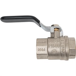 Латунный никилерованный шаровой кран для воды Millennium KVRFF3434 - фото 16291976