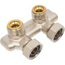 Угловой перекрестный узел нижнего подключения Uni-Fitt 197N3011 - фото 16445800