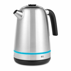 Чайник BQ (БИ-КЬЮ) KT1725SW, 1,7 л, 2200 Вт, закрытый нагревательный элемент, нержавеющая сталь, 86189558 - фото 16566170