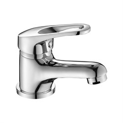 Монолитный одноручный смеситель для умывальника Decoroom DR21011 - фото 16595297