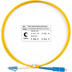 Оптический шнур Cabeus FOP(s)-9-LC-SC-2m - фото 16700695