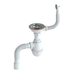Сифон для мойки Ростовская Мануфактура Сантехники РМС СЕМ-К (П) - фото 16701107