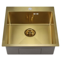 Квадратная врезная мойка Melana ProfLine - фото 16730072