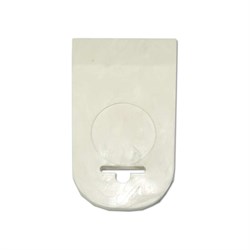 Шпатель НАШ ИНСТРУМЕНТ 80мм белая резина /Р/ - фото 16749760