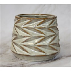 Кашпо SCHEURICH Kübel Waffle caramel - фото 16813317